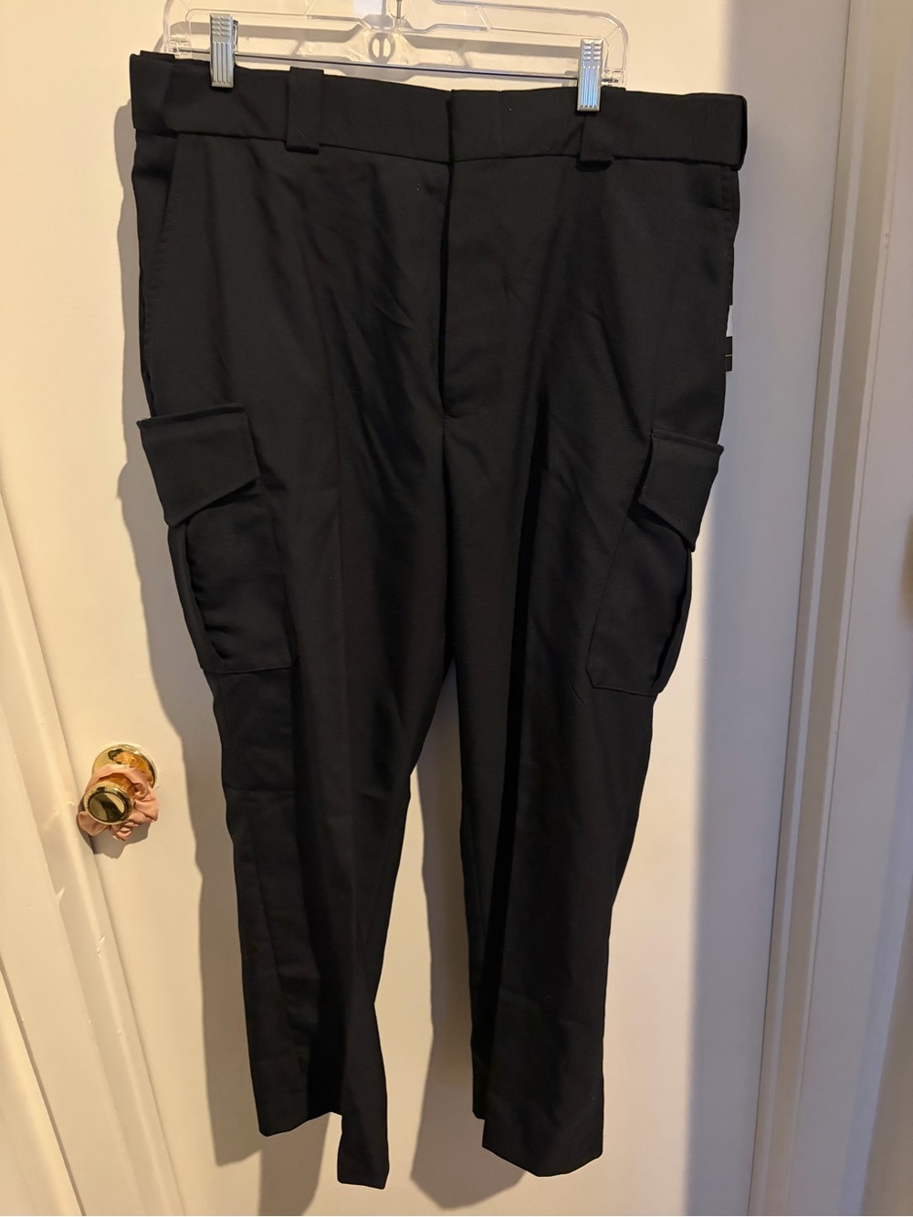 Men's Black Utility Work Pants